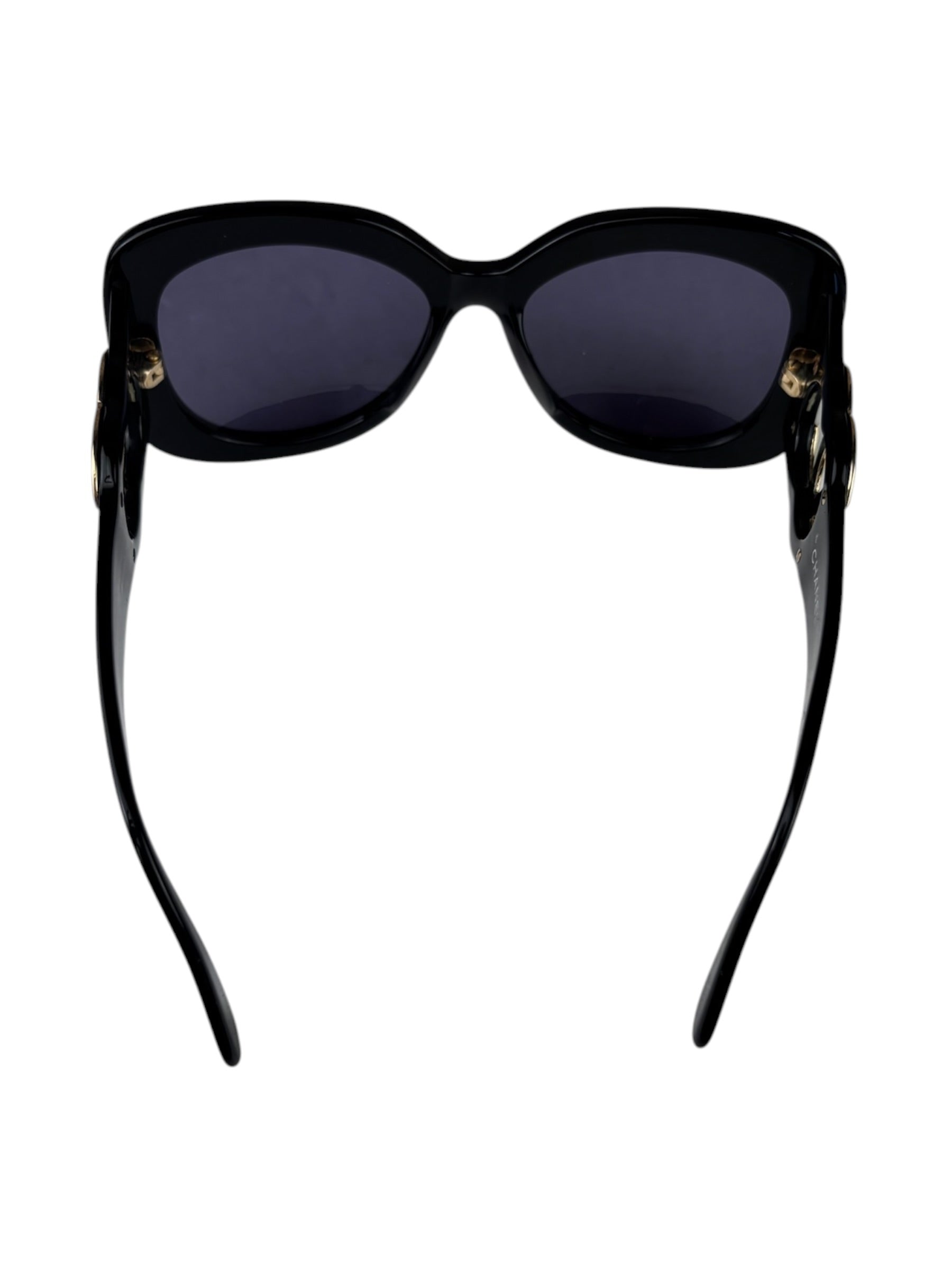 Chanel Black Oversized Sunglasses