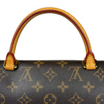 Louis Vuitton Black Leather/ Monogram Marignan 2Way Bag