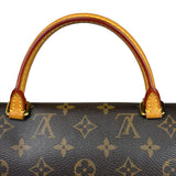 Louis Vuitton Black Leather/ Monogram Marignan 2Way Bag