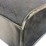 Gucci GG Black Canvas Vintage Jackie Tote Handbag