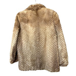 Vintage Mink Brown Stripped Mink Fur Coat