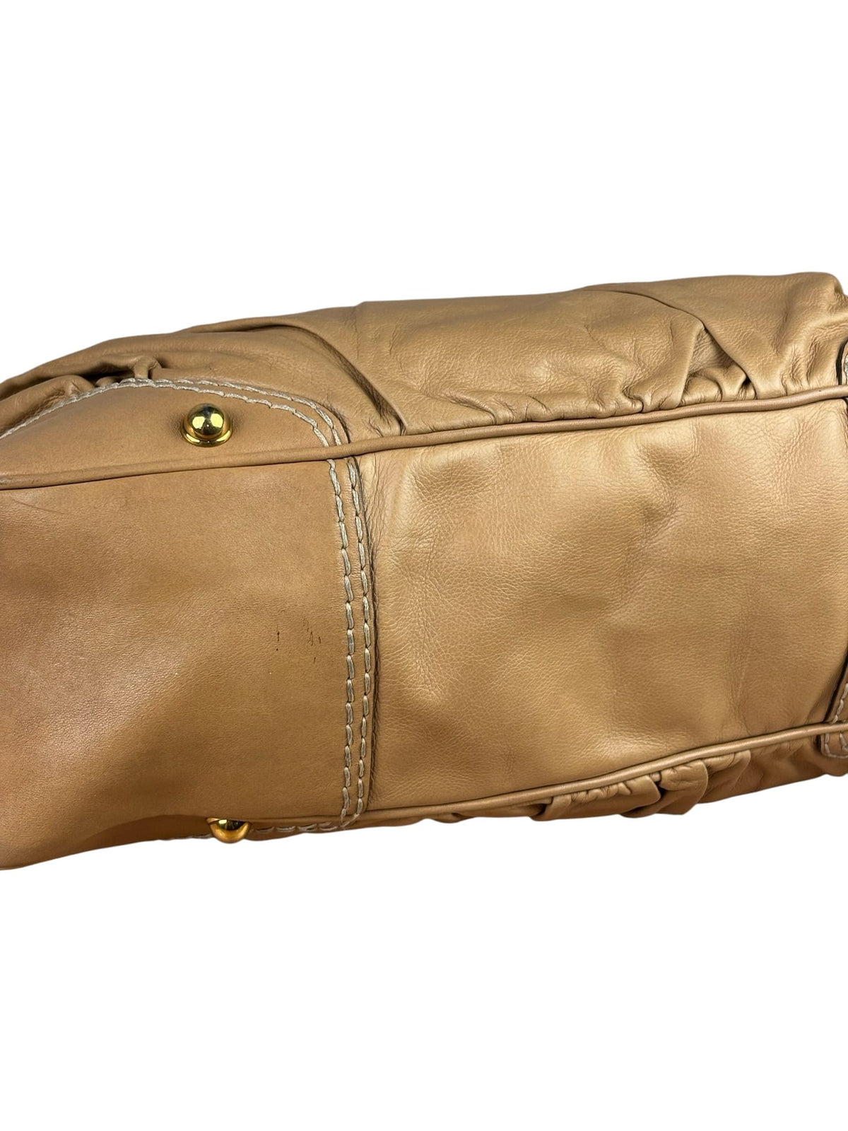 Gucci Jockey Hobo Light Brown