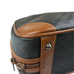Gucci Vintage Micro GG Black/Brown Supreme Satchel Hand Bag