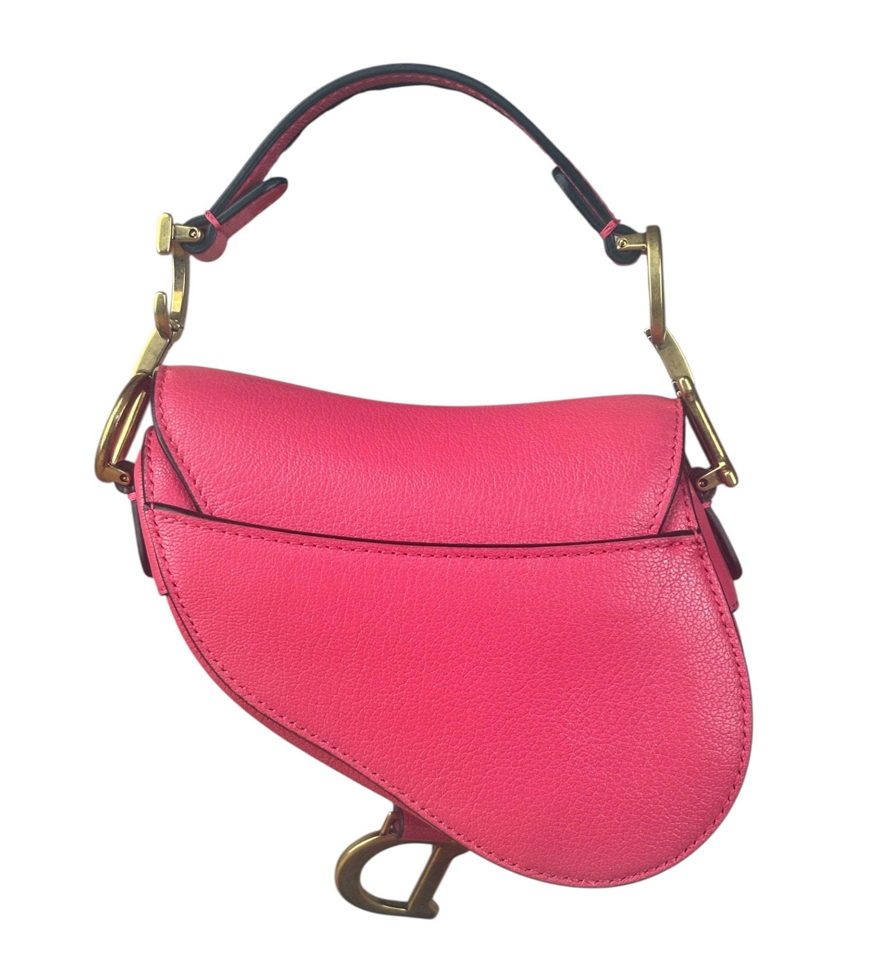 Christian Dior Pink Sanddle Micro Shoulder Bag