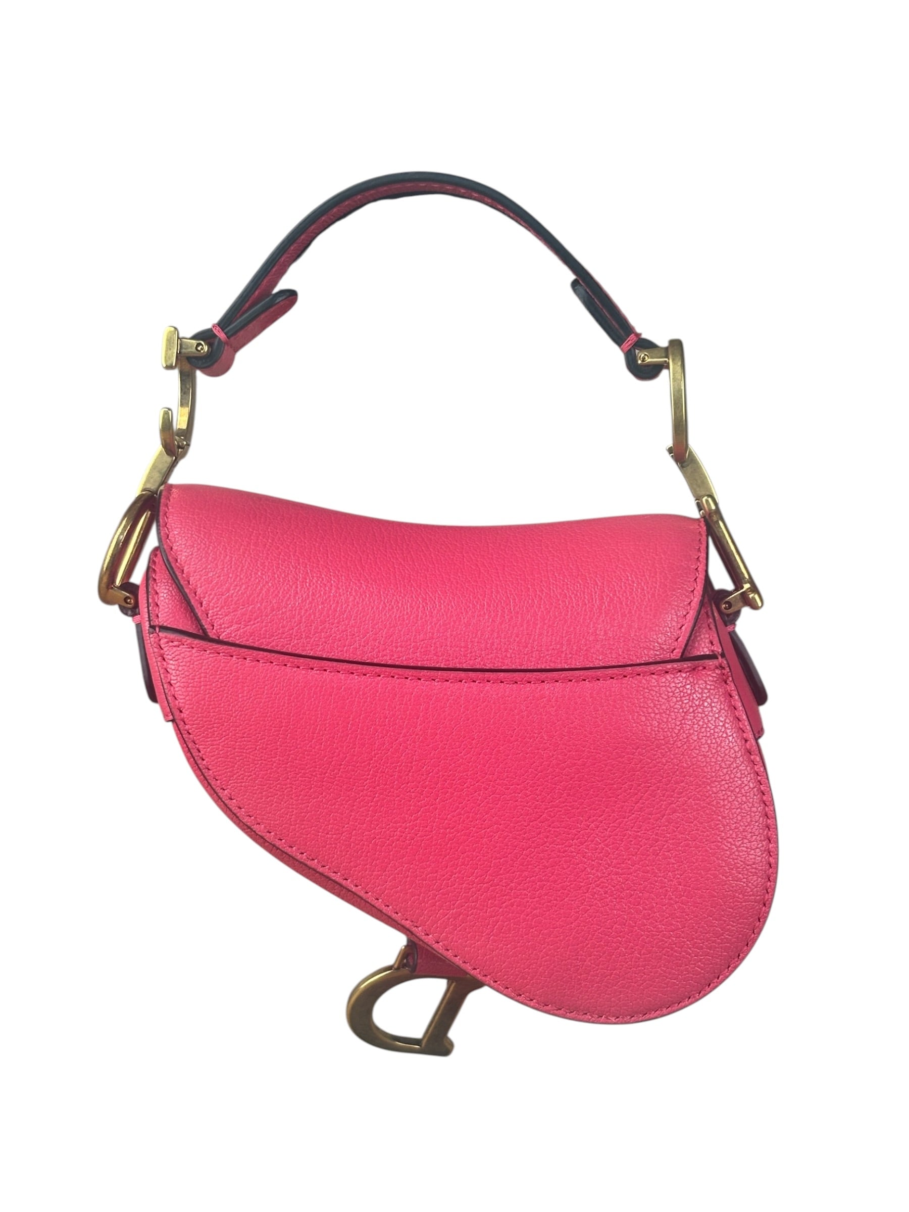 Christian Dior Pink Sanddle Micro Shoulder Bag