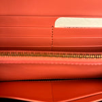 Fendi FF Diamonds Continental Peach Wallet on Chain