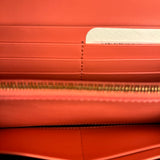 Fendi FF Diamonds Continental Peach Wallet on Chain