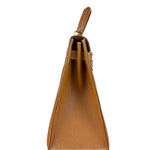 Hermes Kelly 32 Sellier Epsom Gold Handbag 1995