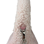 Miu Miu Pink Wool Teddy Two-Way Hobo Bag