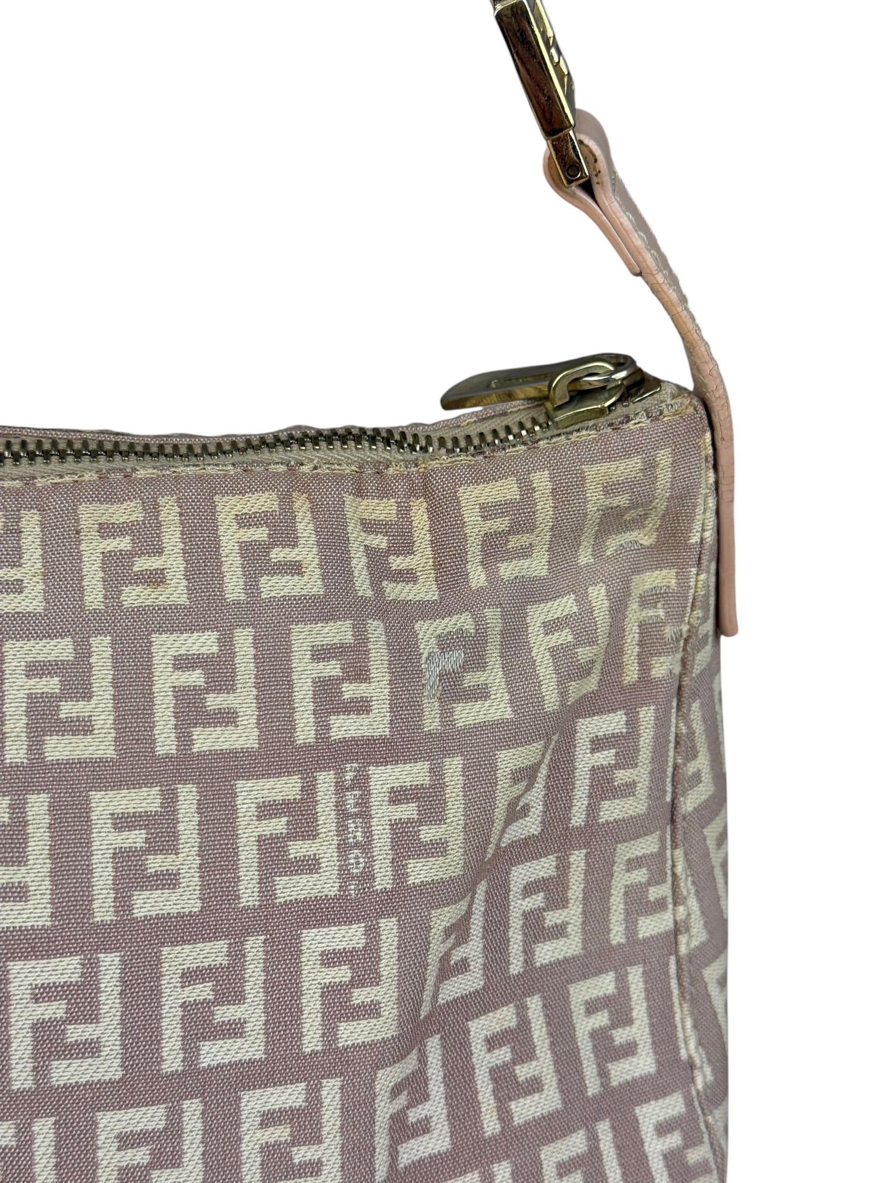 Fendi Vintage FF Beige Pochette