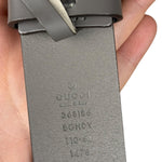 Gucci Grey Belt Black GG