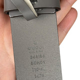 Gucci Grey Belt Black GG