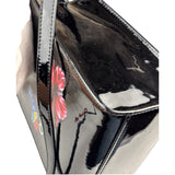 Off-White Black Patent Leather Kids Butterfly Bookish Two-Way Bag