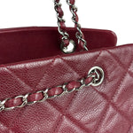 Chanel Burgundy Caviar Quilted Leather Tote 2010