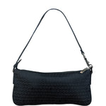 Fendi Vintage Black FF Print Pochette