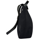 Hermes Black Leather Trim Herbag Two-Way Bag