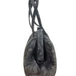 Prada Lux Grey Scamosciato Tie Dye Clutch Top Handbag