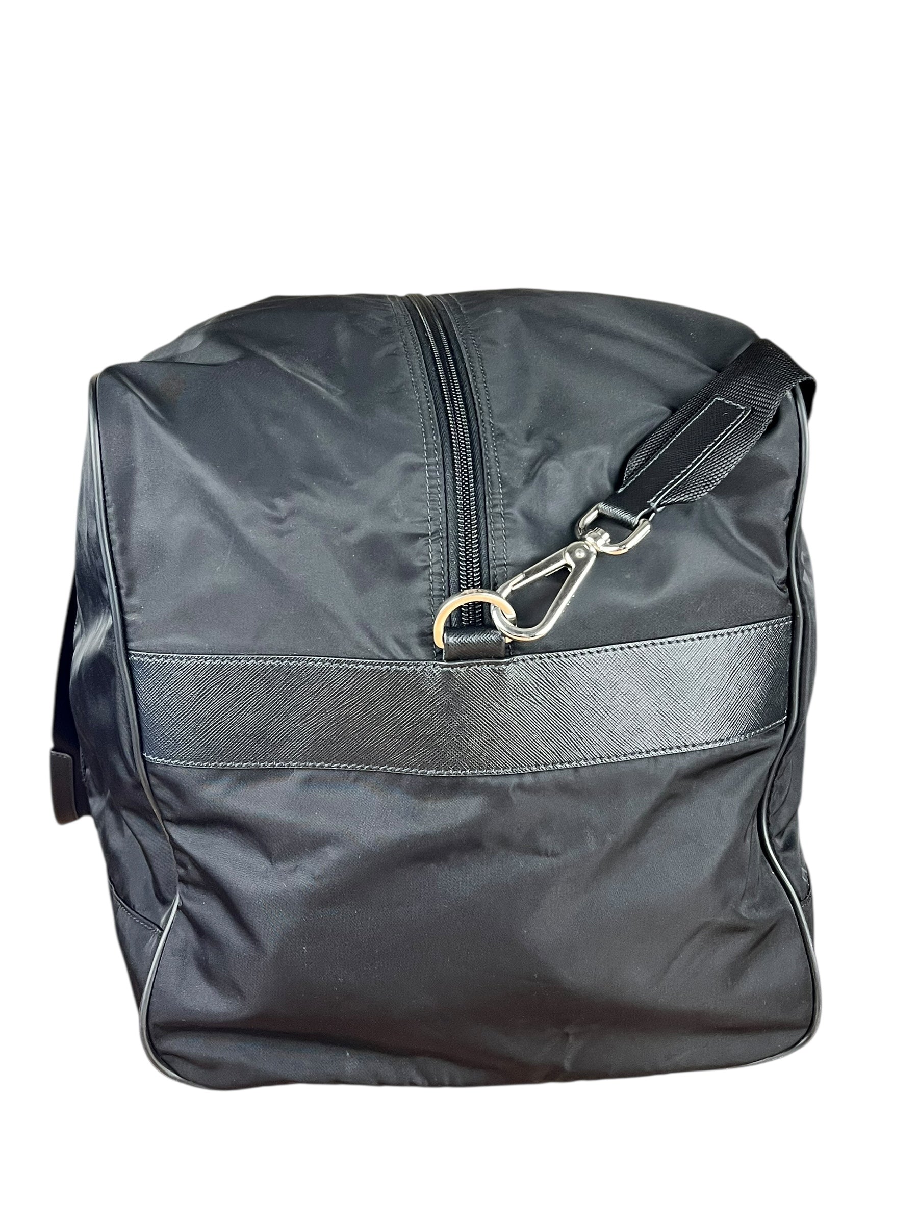 Prada Nylon Duffle Bag Black