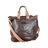 Campomaggi Dark Brown Leather 2 Way Tote