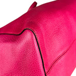 Gucci Hot Pink Pebbled Leather Swing Tote