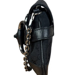Gucci Black Tom Ford Horsebit Shoulder Bag