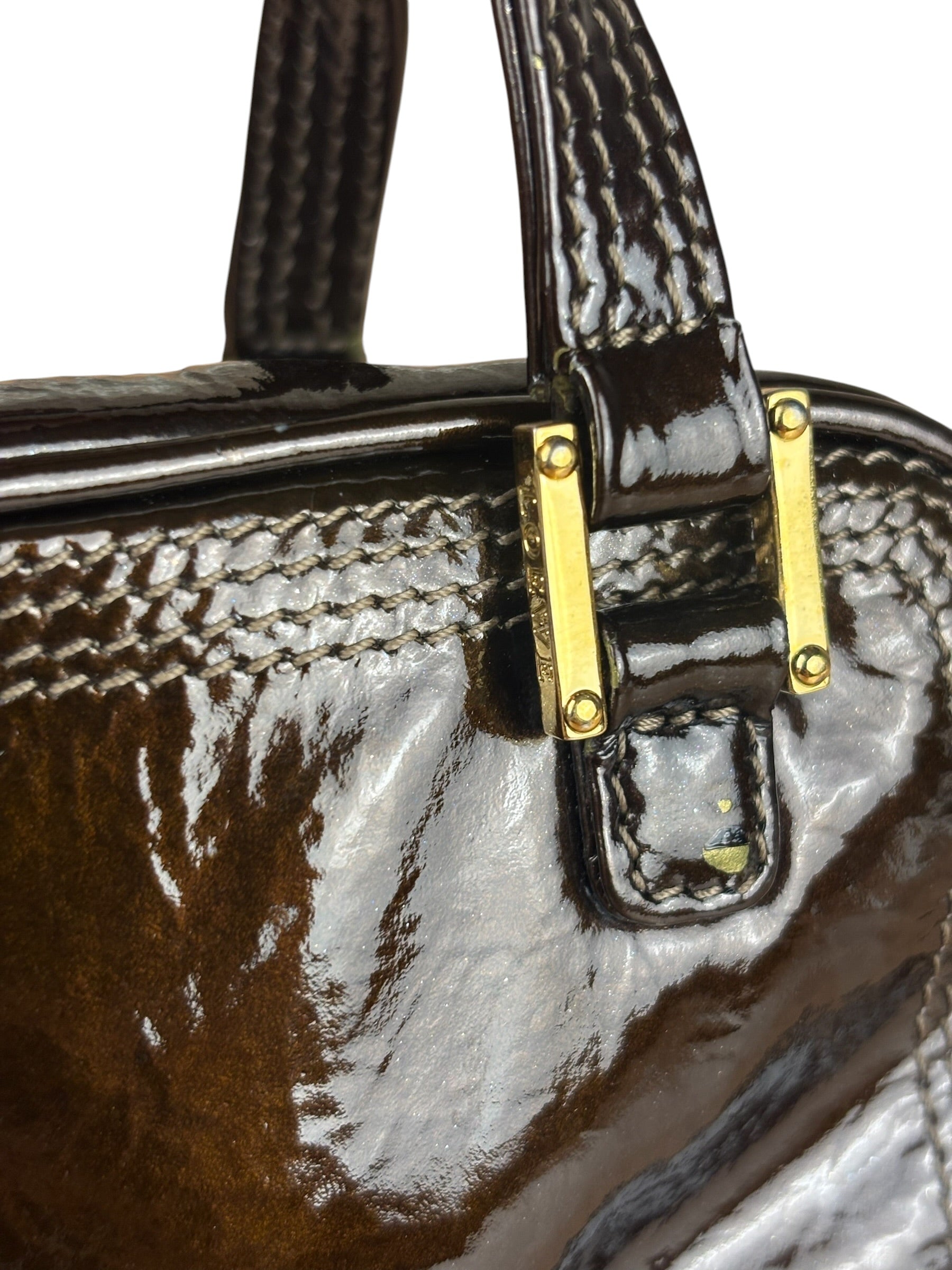 Loewe Patent Leather Micro Amazona Mini Bag