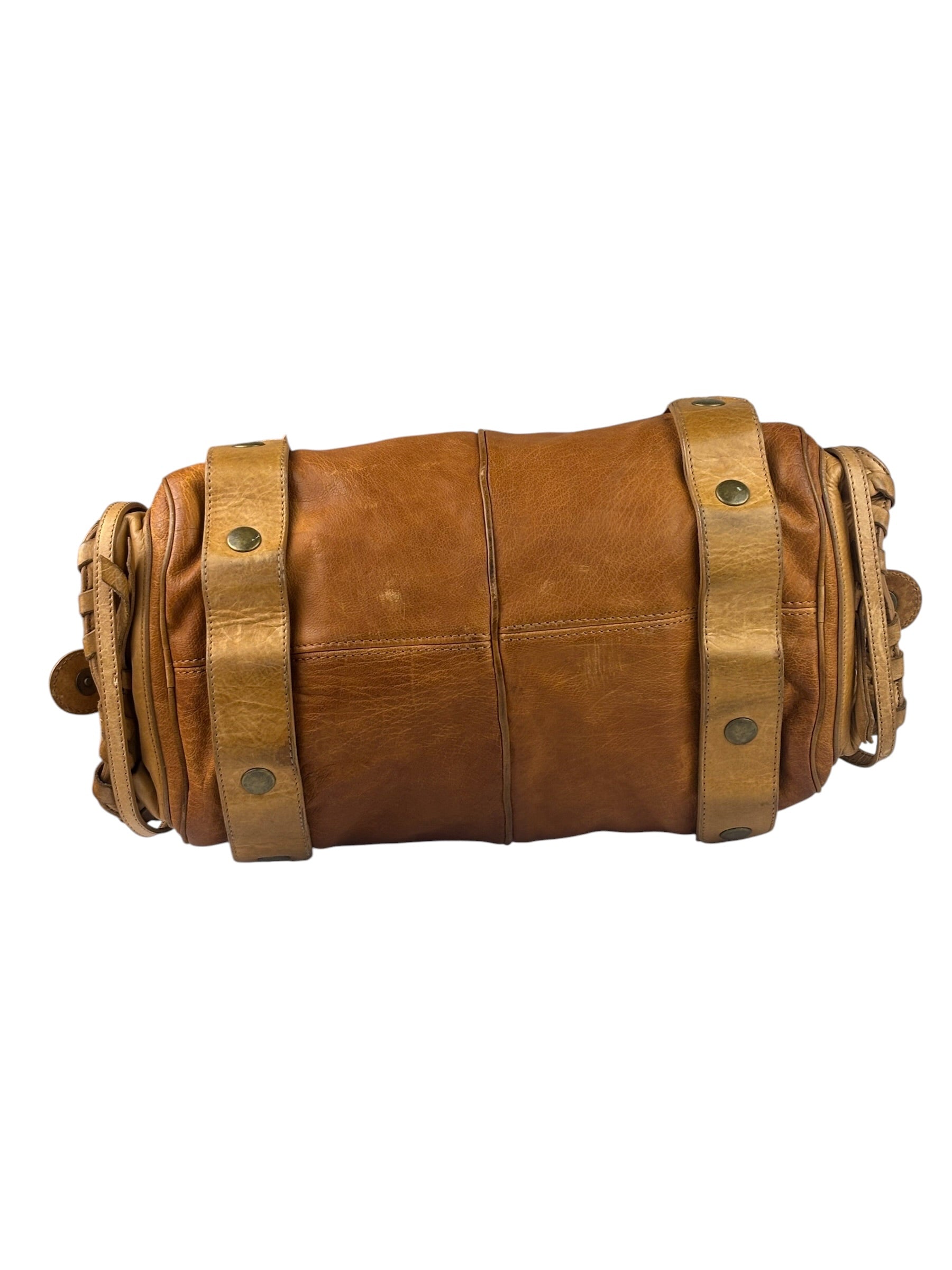 Chloe Tan Brown Leather Silverado Hobo Bag