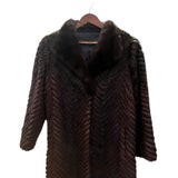 Joséphine Vintage Brown Fur Coat