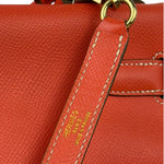 Hermes Coral-Red Epson Casaque Togo Kelly 32