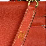 Hermes Coral-Red Epson Casaque Togo Kelly 32