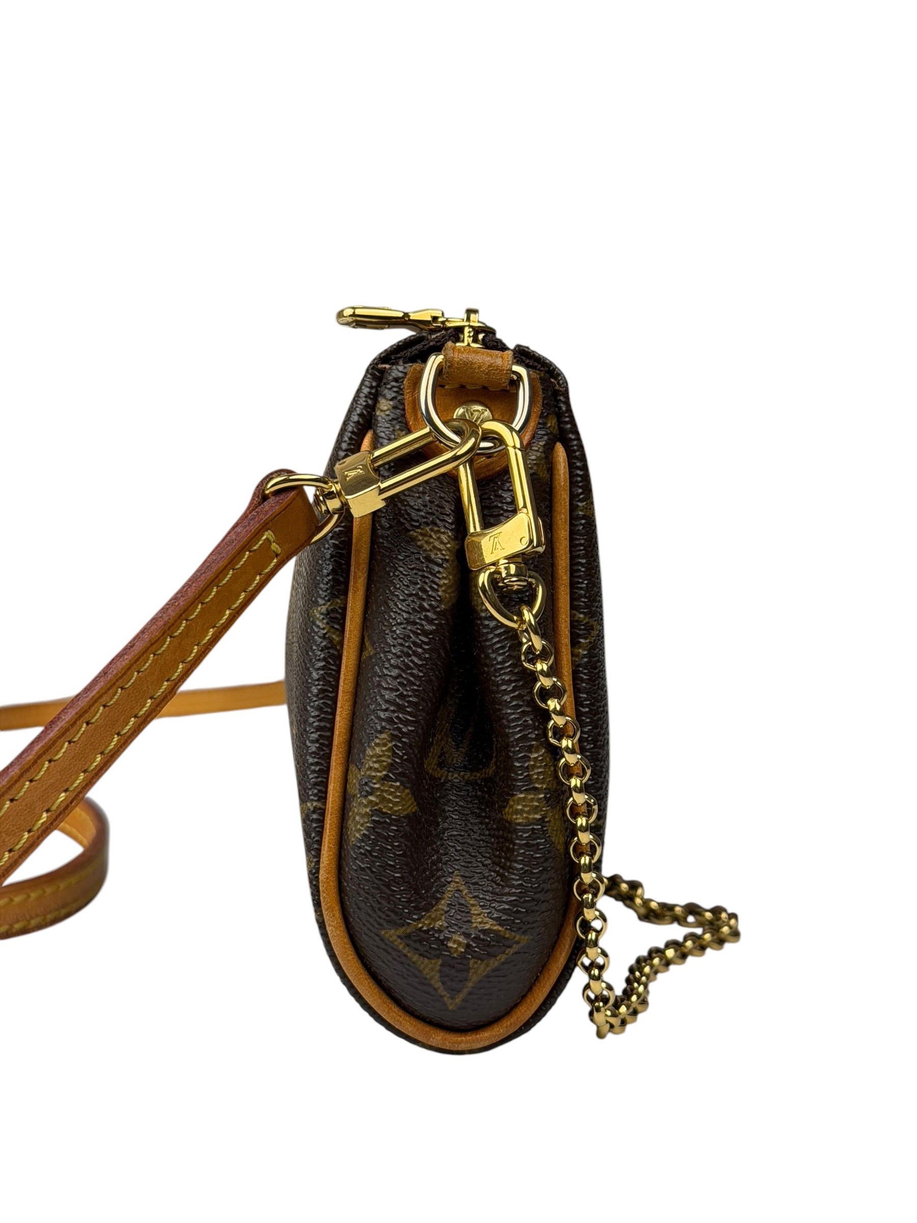 Louis Vuitton Monogram Chain Eva Pochette
