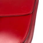 Celine Red Leather Box Crossbody Bag