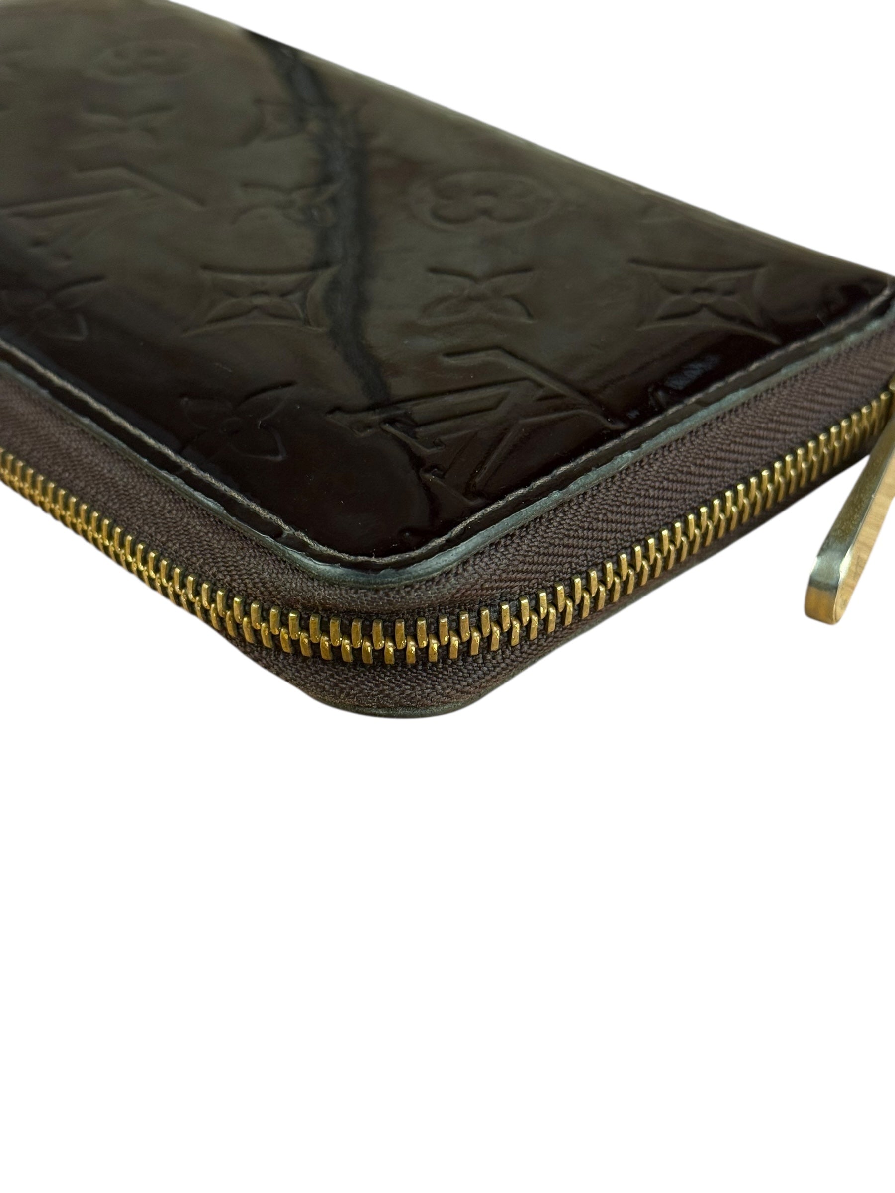 Louis Vuitton Monogram Vernis Amarante Long Zippy Wallet