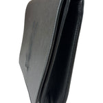 Yves Saint Laurent Black Leather Flap Clutch