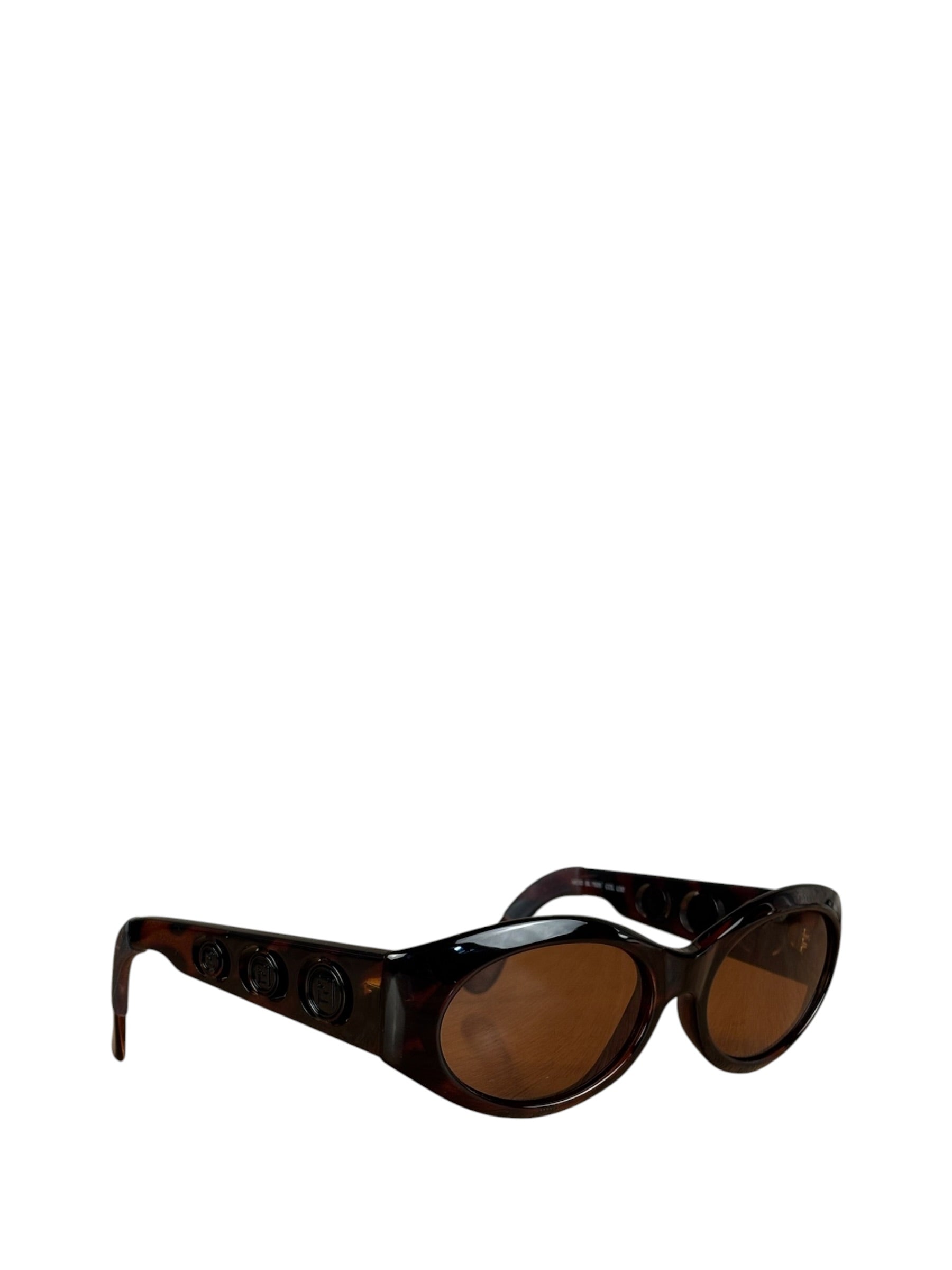 Fendi Vintage Tortoise Frame Sunglasses