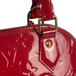 Louis Vuitton Red Vernis Alma BB Handbag