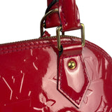 Louis Vuitton Red Vernis Alma BB Handbag