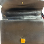 Gucci Black Leather Small Sylvie Shoulder Bag