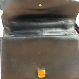 Gucci Black Leather Small Sylvie Shoulder Bag