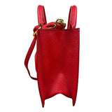 Blue Label Crestbridge Red Pebbled Leather Two-Way Bag