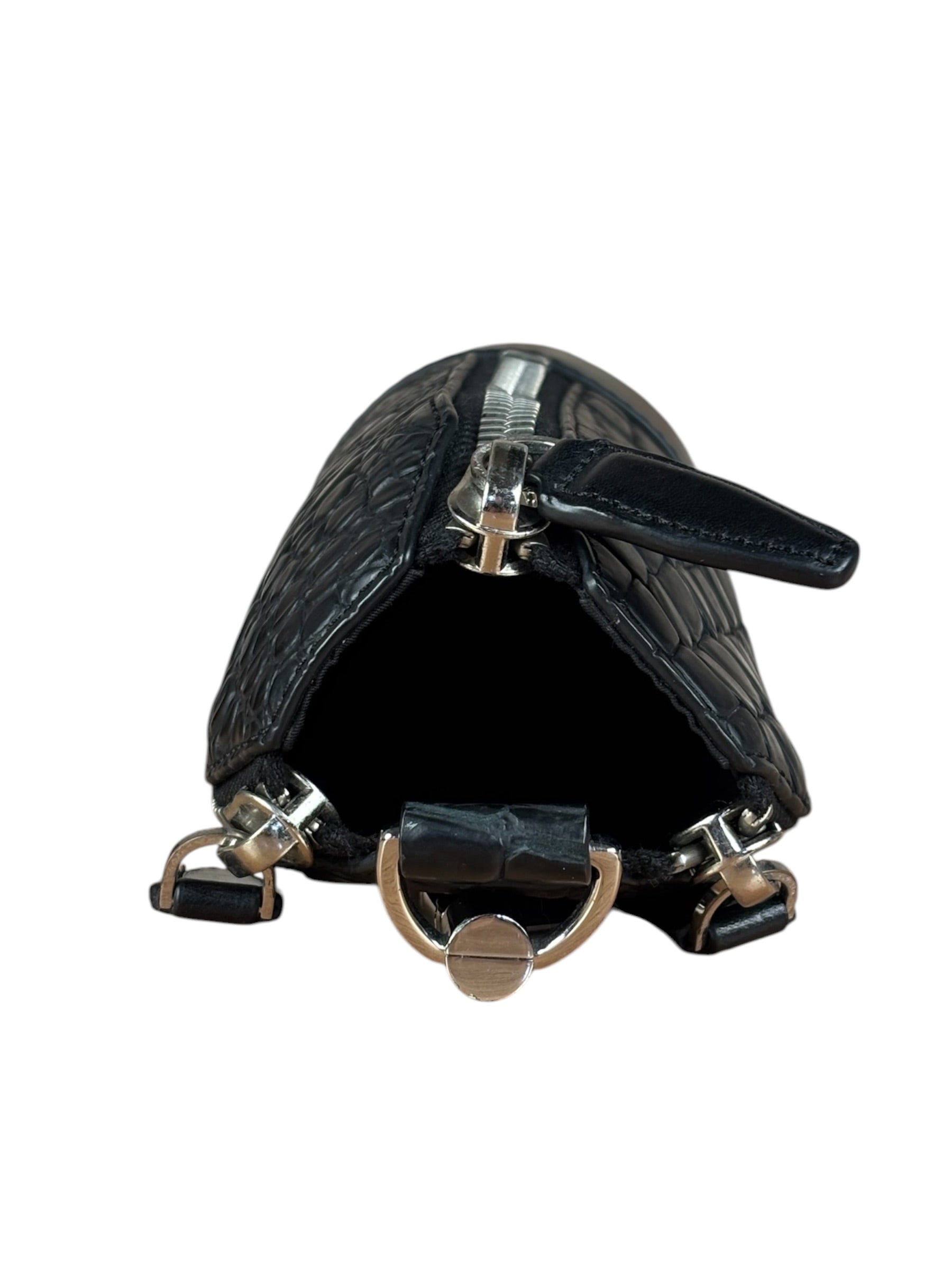 Alexander Wang Croc Embossed Water Bottle Holder