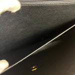 Chanel CC Black Patent Quilted Flap Briefcase Handbag '95