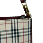 Burberry Vintage House Check Canvas/Leather Shoulder Bag