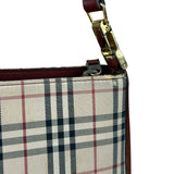 Burberry Vintage House Check Canvas/Leather Shoulder Bag