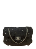 Chanel Pearl Shearling Flap Bag 2014