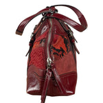 Coach Red Leather Patchwork Handbag