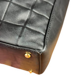 Chanel CC Chocolate Leather Shoulder Bag 2000