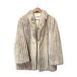 Palody Vintage Grey Fur Coat