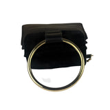 Chloe Black Suede/Leather Faye Bracelet Crossbody Bag