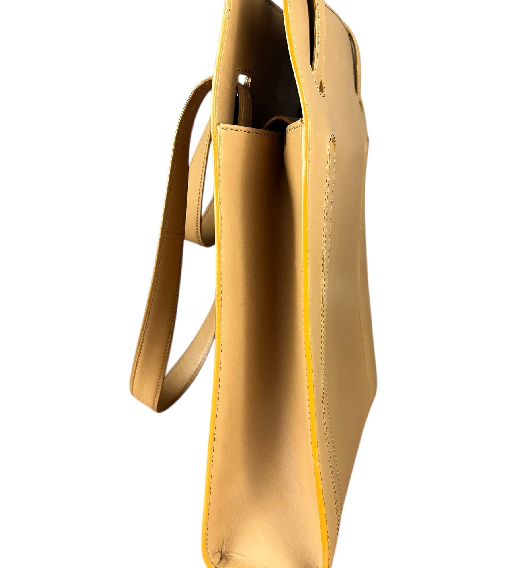 Dior Brown Leather Shoulder Tote